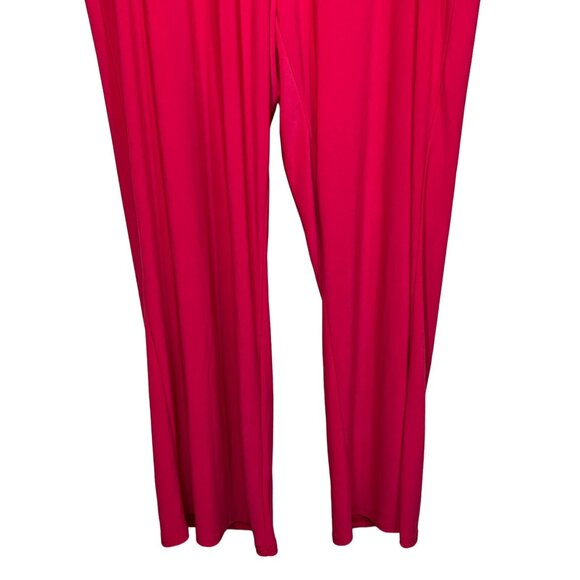 Ellen Weaver Plus Size 3X Pink Pull On Wide Leg Pants - Picture 11 of 11